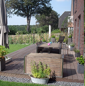 Terrasse als Wohnraum